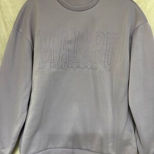 Lavender MALIBU Crewneck Sweatshirt
